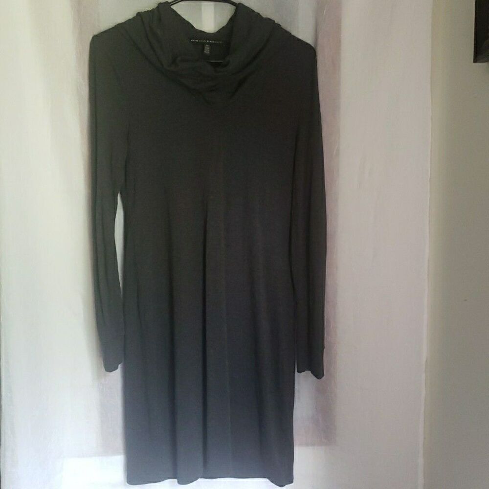 White House Black Market Dress Dark Gray Long Sleeve Classic Staple Size XS